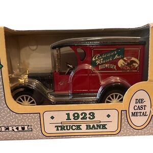 Budweiser Red and Black 1923 Truck Bank